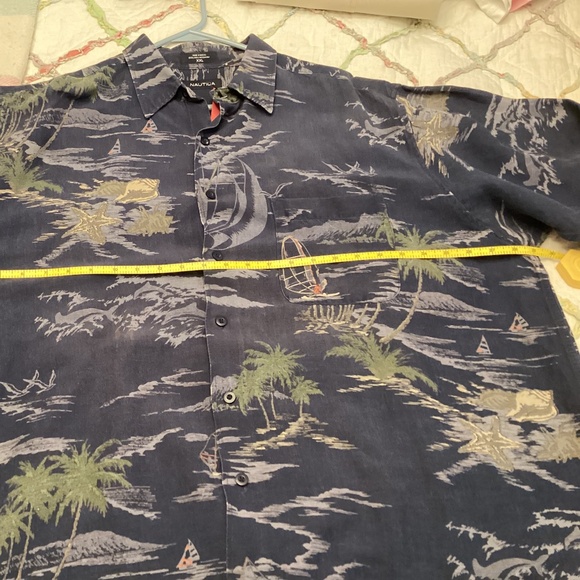 Men’s XXL Nautical tropical summer shirt - Picture 4 of 5